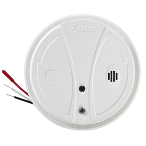 Kidde P12040CA/P12040ACA, Photoelectric Sensor Smoke Alarm with Hush Button, 120V AC Hardwire and 9V Battery Backup, Ordering P/N #: PPE120CA