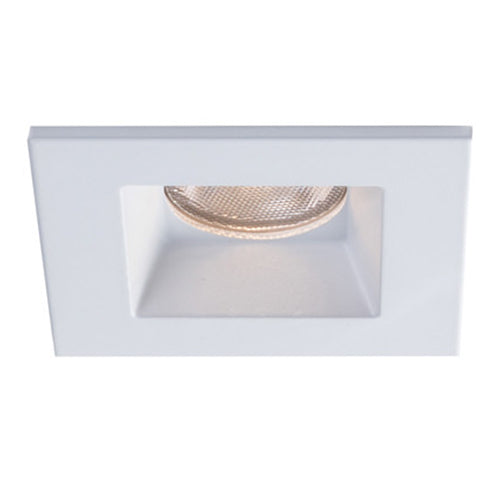 Liteline RA2S-7F-DTW90WH, 2" LUNA LED Dim-To-Warm Square Fixed Color Selectable Recessed Fixture, 7W, 100-135V, 3000-2000K, Dimmable, White Finish