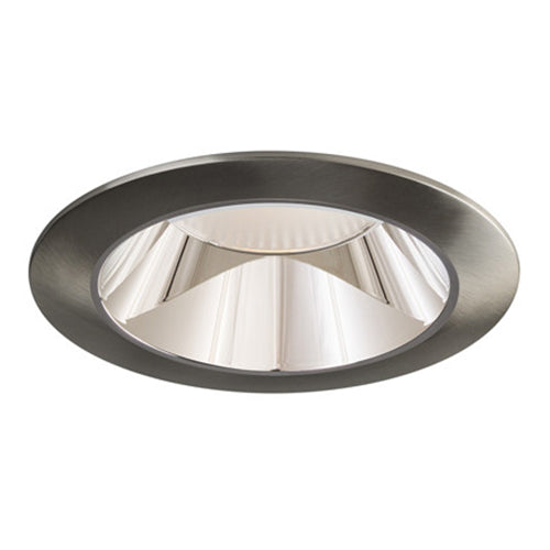 Liteline RA56-17F-90BNSP, 5"/6" LUNA 56 PRO Round Fixed Color Selectable Recessed Light Fixture, 17W, 100-135V, 2700/3000/3500/4000/5000K, Dimmable, Brushed Nickel/Specular Finish