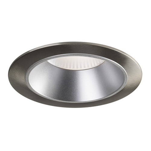Liteline RA56-17F-90BNSS, 5"/6" LUNA 56 PRO Round Fixed Color Selectable Recessed Light Fixture, 17W, 100-135V, 2700/3000/3500/4000/5000K, Dimmable, Brushed Nickel/Semi-Specular Finish