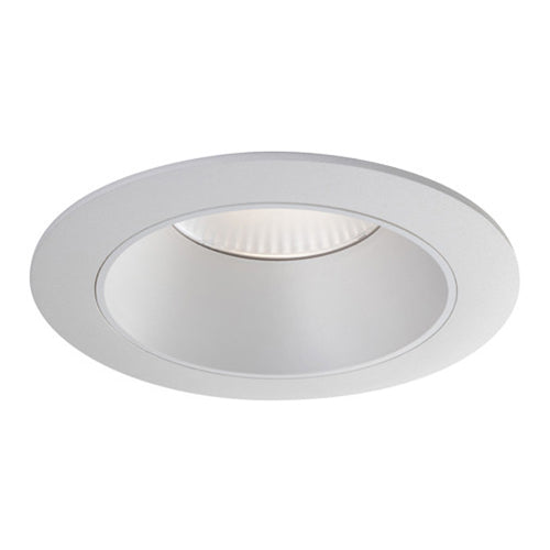 Liteline RA56-17F-DTW90WHWH, 5"/6" LUNA LED Round Fixed Dim-to-Warm Recessed Light Fixture, 17W, 100-135V, 3000-2000K, Dimmable, White Finish