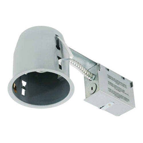 Liteline RF402C, 4″ Line Voltage Remodel Housing with screw down “C” style clips, 120V, Medium Base MR16, PAR20, R20 75W Max