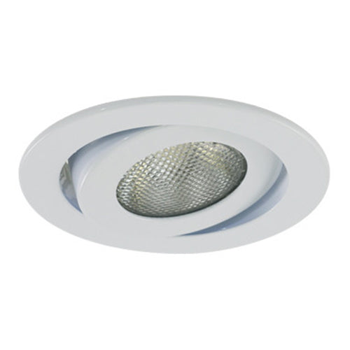 Liteline RTM4018R3-WH, 4″ White Gimbal Trim, 120V, Max. 50W, PAR20