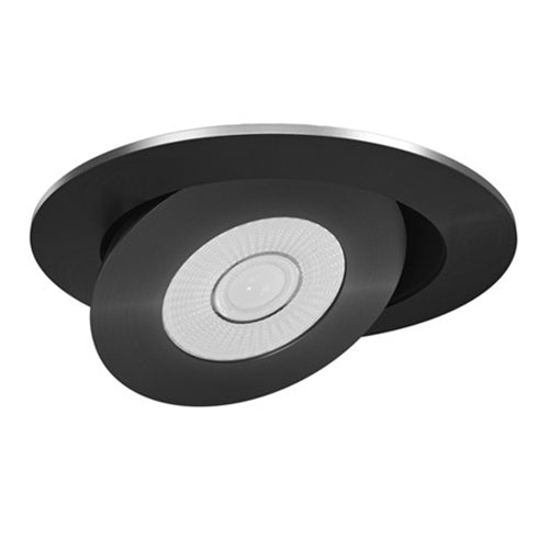 Liteline SCP4-9W-CCT-BN, 4" Round Rotatable Gimbal, 9W, 100-135V, 2700/3000/3500/4000/5000K, Dimmable, Brushed Nickel Finish