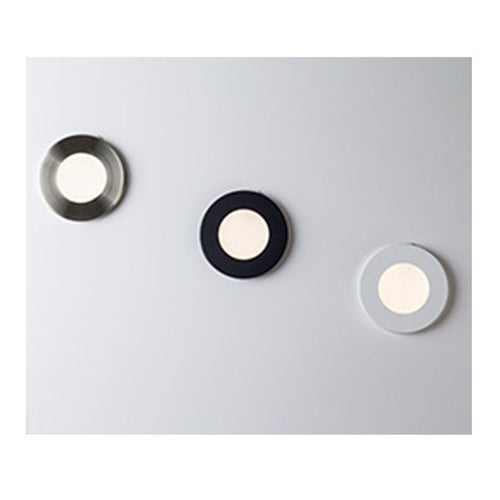 Liteline SLM-PUCK3-90WH, 3-Light SlimLED Puck Kit, 2W, 100-135V, 3000K Warm White, Up to 120 Lumens, 90 CRI, Dimmable, White Finish