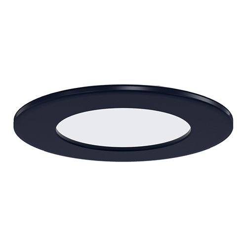 Liteline SLM3-CCT-BK, 3" Round SlimLED Original Recessed Downlight, 7W, 100-135V, 2700/3000/3500/4000/5000K, 505 Lumens, IC Rated, Dimmable, Black Finish