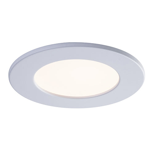 Liteline SLM4-12W-CCT-WH, 4" Round LED SLIMLED PLUS Recessed Downlight, 12W, 100-135V, 2700/3000/3500/4000/5000K, 750 Lumens, Dimmable, White Finish