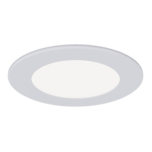 Liteline SLM4-CCT-WH, 4" Round SlimLED Original Recessed Downlight, 9W, 100-135V, 2700/3000/3500/4000/5000K, 680 Lumens, IC Rated, Dimmable, White Finish