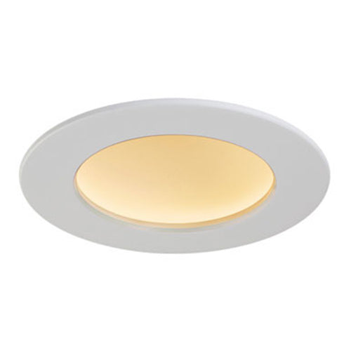 Liteline SLM4I-30-WH, 4" Indirect Round LED Recess Retrofit, 9W, 100-135V, 3000K Warm White, 600 Lumens, Airtight, Dimmable, White Finish