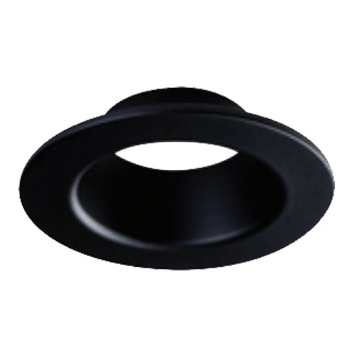 Liteline SLMB4-12W-RT-BK, Magnetic Trim for 4" SKYE Fixtures, Round, Black Finish