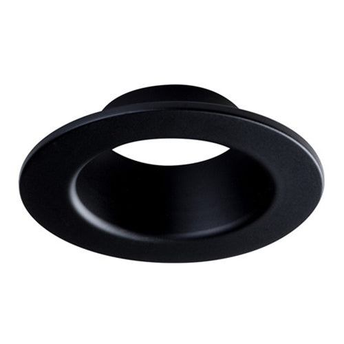 Liteline SLMB4-12W-RT-BKBK, 4" SKYE Select Trim, Dead Front, Round, Black Trim with Black Baffle Finish