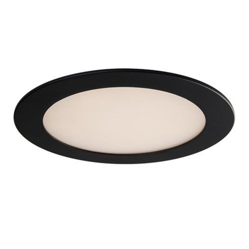 Liteline SLMPRO8-27K-BK, 8" Round LED Slim Profile Recess Retrofit Lighting, 33W, 120V, 2700K Warm White, Dimmable, Black Finish