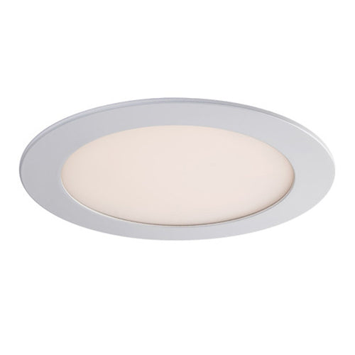 Liteline SLMPRO8-40K-WH, 8" Round LED Slim Profile Recess Retrofit Lighting, 33W, 120V, 4000K Cool White, Dimmable, White Finish