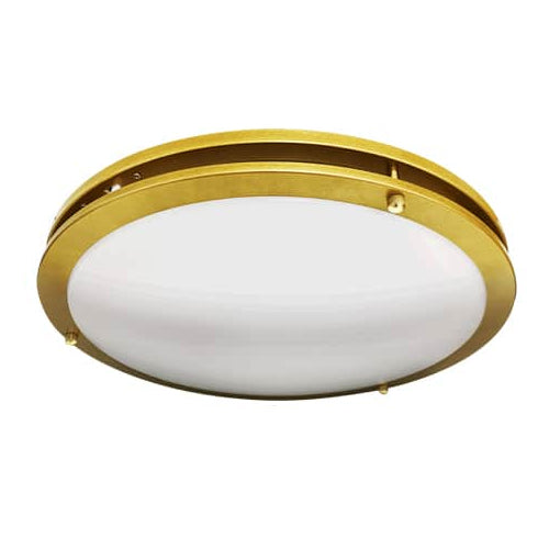 Votatec VO-RF15W24-120-D-5Way/BB, 15″ Round 2Ring Flush Mount, 5Way CCT & Power Adjustable, 24/22/20/18/15W, 1300-2080 Lumens, 120V, Dimmable, Gold