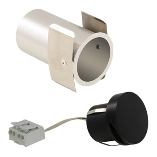 Liteline WLFLR-1W30K-90-ABK, 1.2W LED Flood Round Wall Graze Light, 24V, 3000K Warm White, 62 Lumens, 90+ CRI, Dimmable, Anodized Black Finish