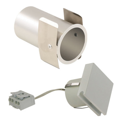 Liteline WLFLS-1W30K-90-FWH, 1.2W LED Flood Square Wall Graze Light, 24V, 3000K Warm White, 62 Lumens, 90+ CRI, Dimmable, Flat White Finish