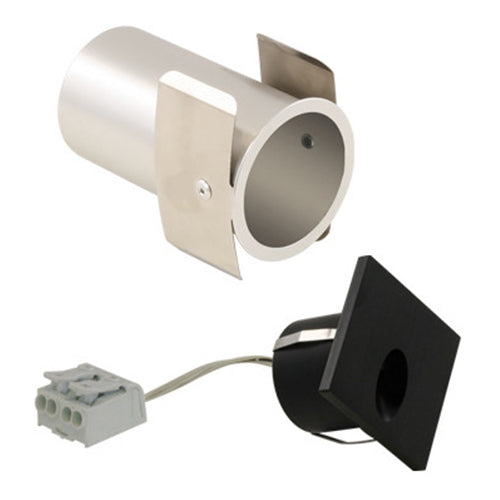Liteline WLTDS-1W30K-90-ABK, 1.2W LED Tear Drop Square Asymmetric Wall Light, 24V, 3000K Warm White, 59 Lumens, 90+ CRI, 45° Beam Angle, Dimmable, Anodized Black Finish